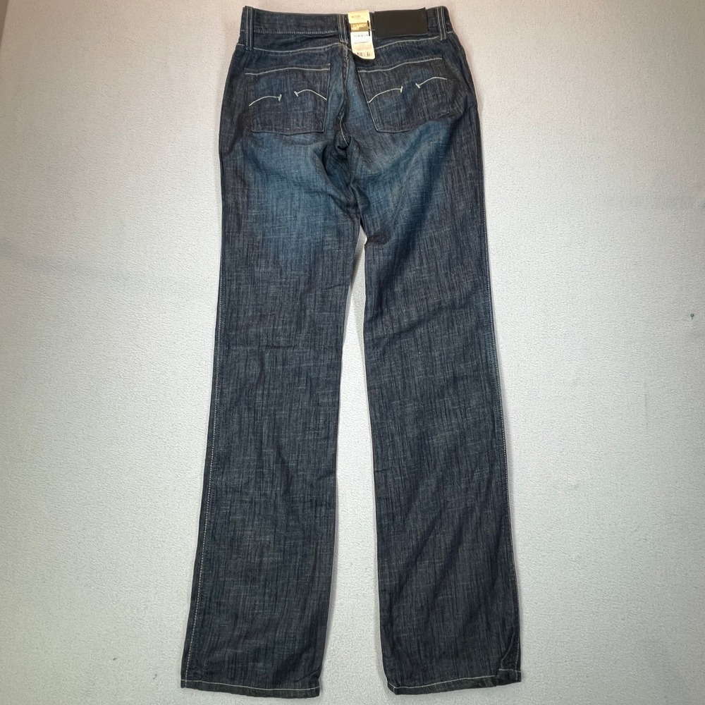 G-Star Raw 3301 Tomboy Pant Carter Denim Repro Aged Jeans Blue W28 L34 Italy